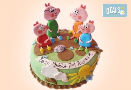 Детска АРТ торта с герои от филмчета от Сладкарница Джорджо Джани