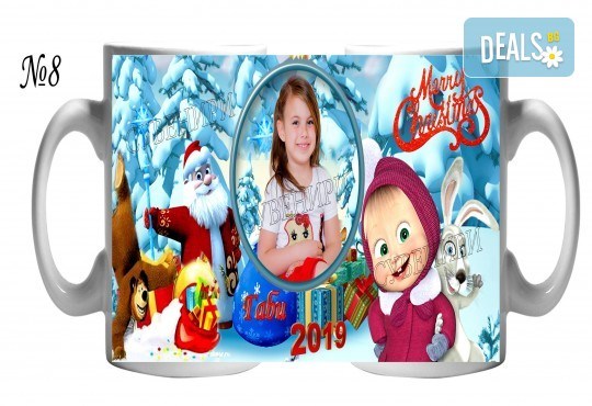 За Коледа! Забавни чаши за малки и големи + снимка и надпис от Сувенири Царево! - Снимка 6