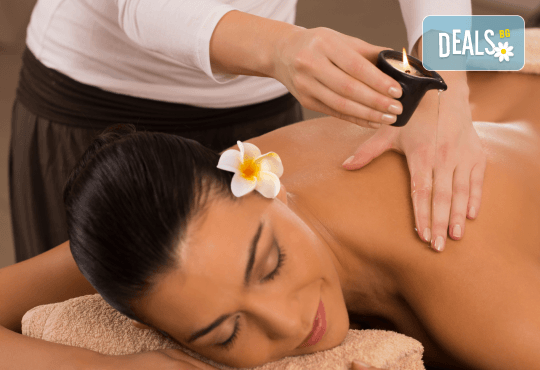 Релаксиращ дълбокотъканен масаж на цяло тяло с топла ароматна свещ и хидратираща маска и масаж на лице в Skin Nova - Снимка 1