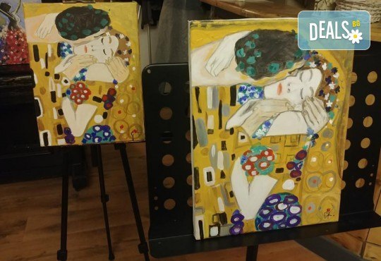3 часа рисуване на тема Мерилин Монро, вдъхновени от Анди Уорхол, с напътствията на професионален художник + чаша вино и минерална вода в Арт ателие Багри и вино! - Снимка 3