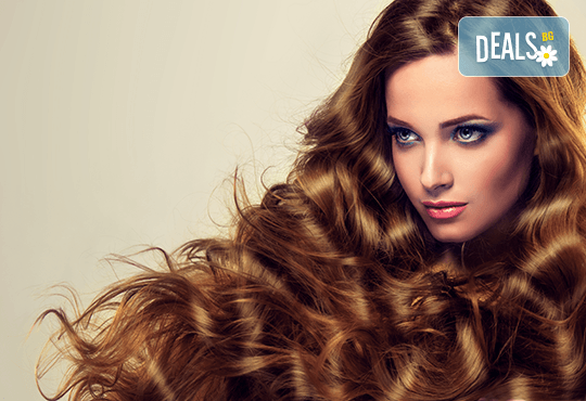 Арганова терапия за коса с италиански продукти на Jungle fever и стилизиране на прическа със сешоар в Beauty Salon Tesori - Снимка 2