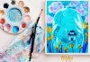 Рисуване на картина на тема Усещане за пролет с акрил на 14.01. с напътствия на професионален художник и чаша вино от Fishu.Art - thumb 2