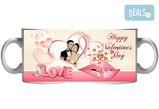 За Св. Валентин! Чаша с любима снимка и любовно послание за деня на влюбените от Сувенири Царево! - Снимка 6