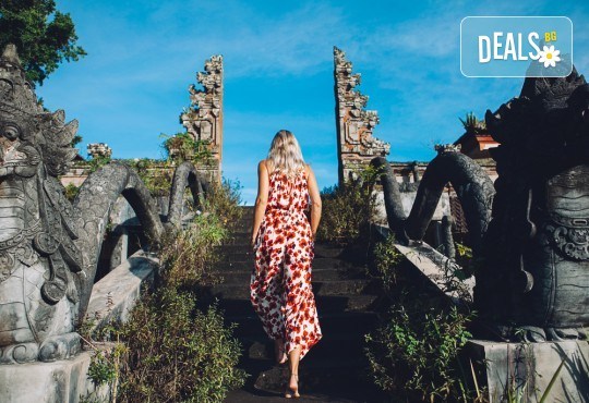 Ранни записвания на топ цена! Почивка на остров Бали със 7 нощувки и закуски, самолетен билет и летищни такси, трансфери + бонус: 90-минутен масаж - Снимка 1