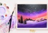 Рисуване на картина Звездно небе с акрил на 21.01. от 18.30ч. с напътствията на професионален художник и чаша вино от Fishu.Art - thumb 2