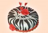 Торта с цветя! Празнична 3D торта с пъстри цветя, дизайн на Сладкарница Джорджо Джани - thumb 3