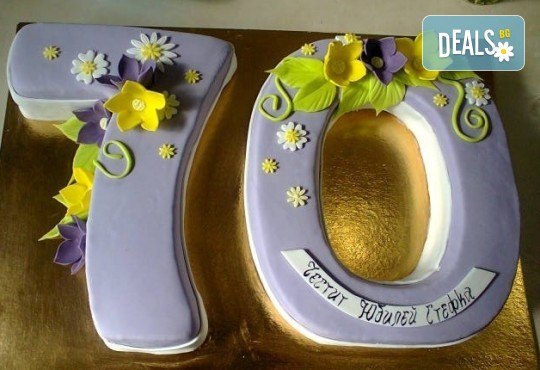 С цифри! Изкушаващо вкусна бутикова АРТ торта с цифри и размер по избор от Сладкарница Джорджо Джани - Снимка 17