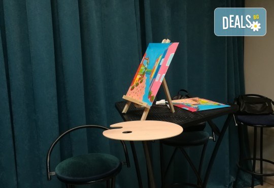 3 часа рисуване на романтичен Залез с акварел на 17.01. от 19ч. + чаша вино в Пух арт студио - Снимка 5