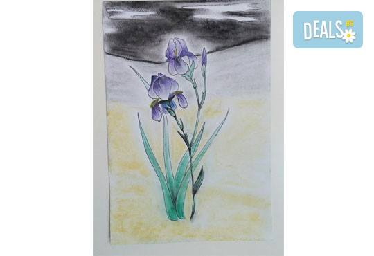 Настроение и изкуство! 3 часа арт занимания по избор и чаша вино в Арт школа Слънчеви приказки - Снимка 9