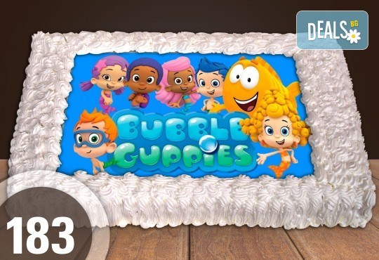 За най-малките! Голяма торта със снимка 20, 25 или 30 парчета за празника на Вашето дете с герой от филмче от Сладкарница Джорджо Джани - Снимка 21