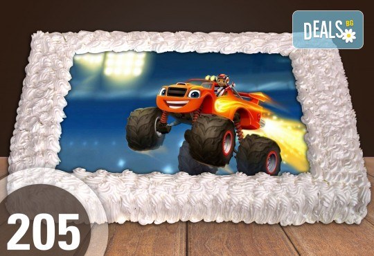 Експресна торта от днес за днес! Голяма детска торта 20, 25 или 30 парчета със снимка на любим герой от Сладкарница Джорджо Джани - Снимка 99