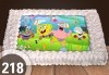 Експресна торта от днес за днес! Голяма детска торта 20, 25 или 30 парчета със снимка на любим герой от Сладкарница Джорджо Джани - thumb 110