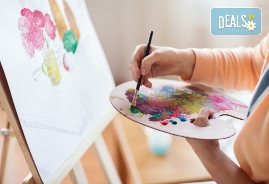 3 часа рисуване на Зимна приказка на 31.01. от 19ч. + чаша вино в Пух арт студио - Снимка 2