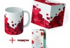 Подарете с любов! Красива чаша за Свети Валентин с дизайн по Ваш избор + подарък: кутия и картичка от Хартиен свят - thumb 4