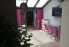 Боядисване с професионална италианска боя, кератинова или арганова терапия, подстригване на връхчета и прическа със сешоар в салон Atelier Des Fleurs - thumb 10