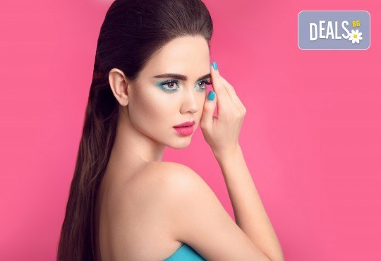 Свежи цветове! Маникюр с гел лак от богатата палитра на KODI, 2 рисувани декорации и подстригване, по желание в салон за красота Женско Царство в Центъра - Снимка 3