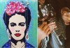 Сюрреалистично! 3 часа рисуване на тема Фрида Кало, с напътствията на професионален художник + чаша вино и минерална вода в Арт ателие Багри и вино - thumb 1