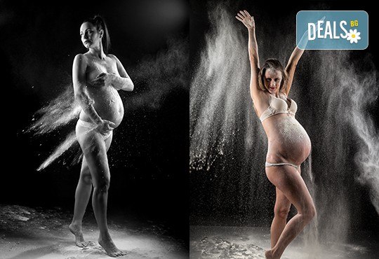 60-минутна фотосесия за бременни в студио с включени аксесоари, дрехи и ефекти + обработка на всички заснети кадри, от Chapkanov photography - Снимка 10