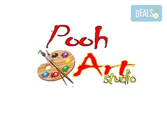 Рисуване и вино! 3 часа рисуване на картина с акрил през февруари + чаша вино в Пух арт студио - Снимка 23