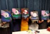 Серия картини Пълнолуние и На слънце! Рисуване на една или две картини /серия/ + чаша вино в творческа среда и много приятели в Пух арт студио - thumb 7