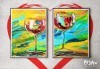 Арт вечер, вино и приятели! Рисуване с акрил на картина по избор с напътствията на професионален художник и чаша вино от Fishu.Art - thumb 3
