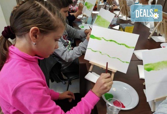 Рисуване на картина Spongebob за деца и възрастни на 02.05. от 18ч. от Образователна академия Smile - Снимка 1