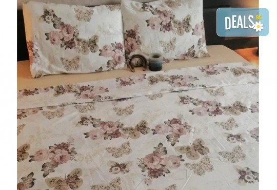 Стилен и качествен спален комплект от 100 % памук-ранфорс с десен по избор от Spalnoto Belio - Снимка 1