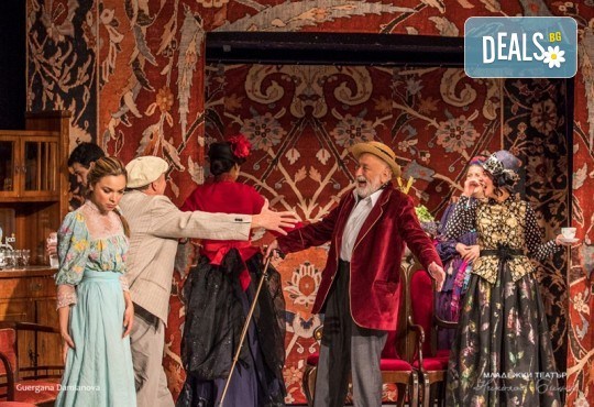 Гледайте Малин Кръстев, Ивайло Христов, Станка Калчева в Иванов на 07.03. от 19ч., в Младежки театър, камерна сцена, билет за един - Снимка 2