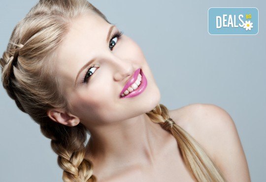 Подстригване, масажно измиване, кератинова или арганова терапия по избор и оформяне със сешоар и бонус: плитка в салон Angels beauty - Снимка 2