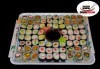 Вземете 80 вкусни суши хапки с пушена сьомга, филаделфия и скариди с възможност за доставка от Sushi Market! - thumb 1