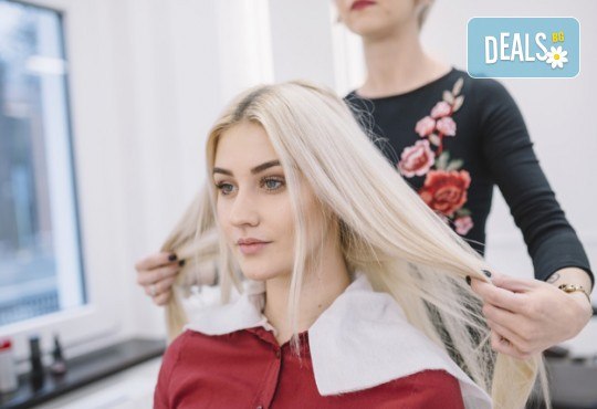 Гладка и блестяща коса с трайно изправяне с арган във фризьоро-козметичен салон Вили - Снимка 3