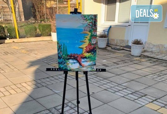 Рисуване и вино сред природата! 3 часа рисуване на тема Танц на лунна светлина на 31.05. (неделя) + чаша вино и минерална вода от Арт ателие Багри и вино - Снимка 6