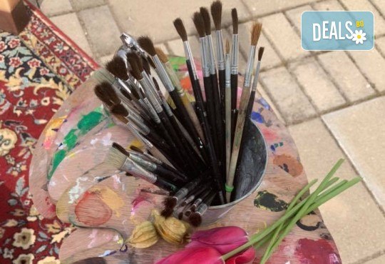 Рисуване и вино сред природата! 3 часа рисуване на тема Танц на лунна светлина на 31.05. (неделя) + чаша вино и минерална вода от Арт ателие Багри и вино - Снимка 7