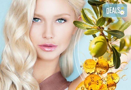 Нова прическа - бързо и евтино! Подстригване, нанасяне на кристали с арганово масло и оформяне на прическа в студио Вая - Снимка 1