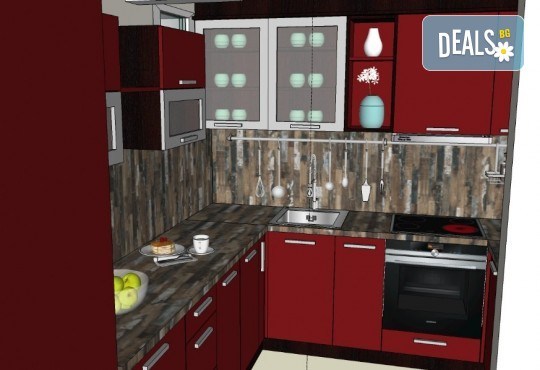 Специализиран 3D проект за дизайн на мебели + бонус: 15% отстъпка за изработка на мебелите от производител, от Дизайнерско студио Кристо Дизайн - Снимка 18