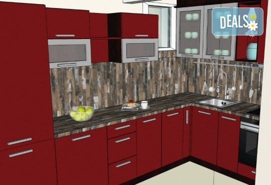 Специализиран 3D проект за дизайн на мебели + бонус: 15% отстъпка за изработка на мебелите от производител, от Дизайнерско студио Кристо Дизайн - Снимка 20