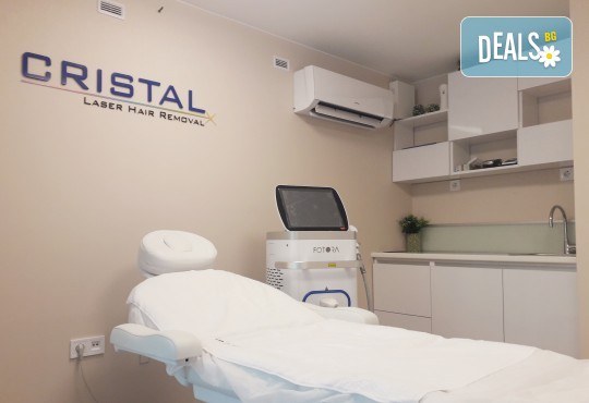Лазерна епилация за мъже на зона по избор с японски лазер Fotora Power Laser в новооткритото студио Cristal - Снимка 5