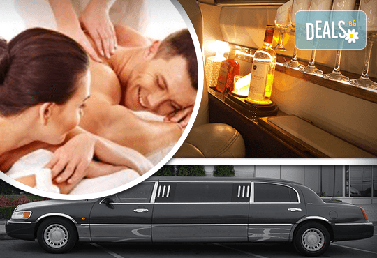 Подарете SPA пакет „San Remo“! Трансфер с лимузина „Lincoln“ до Senses Massage & Recreation, синхронен масаж за двама, релакс зона, сауна, уиски и бадеми от San Diego Limousines - Снимка 1