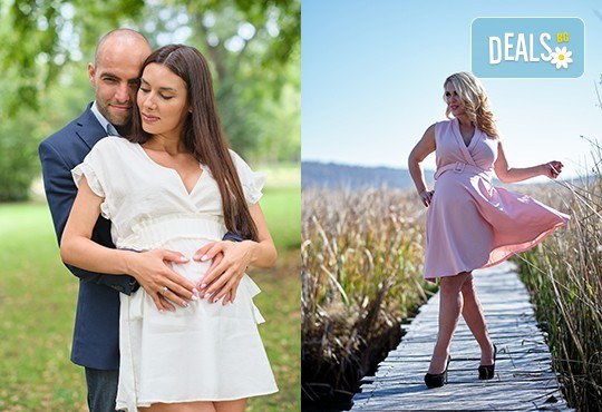 Лято е! Фотосесия за бременни на открито с включени аксесоари и рокли + обработка на всички заснети кадри, от Chapkanov photography - Снимка 9