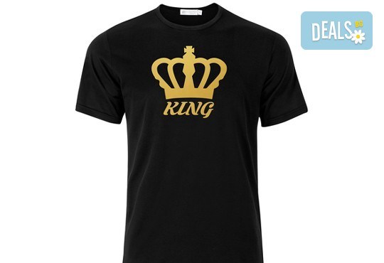 Оригинален и забавен подарък! Черна тениска с дизайн по избор на клиента и пълноцветен печат от Хартиен свят - Снимка 4