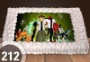 За момче! Торти за момчета: вземете голяма торта 20/ 25/ 30 парчета със снимка на герои от любимите детски филмчета - Нинджаго, Костенурките Нинджа, Спайдърмен и други от Сладкарница Джорджо Джани - thumb 46
