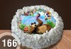 Детска торта с 12 парчета с крем и какаови блатове + детска снимка или снимка на клиента, от Сладкарница Джорджо Джани - thumb 17