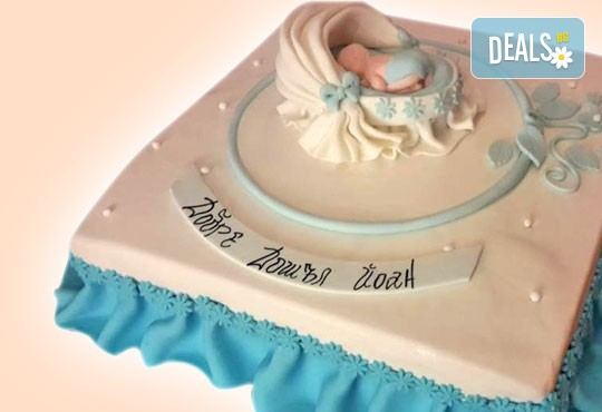 Честито бебе! Торта за изписване от родилния дом, за 1-ви рожден ден или за прощъпулник, специална оферта на Сладкарница Джорджо Джани - Снимка 15
