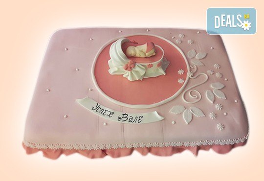 Честито бебе! Торта за изписване от родилния дом, за 1-ви рожден ден или за прощъпулник, специална оферта на Сладкарница Джорджо Джани - Снимка 24