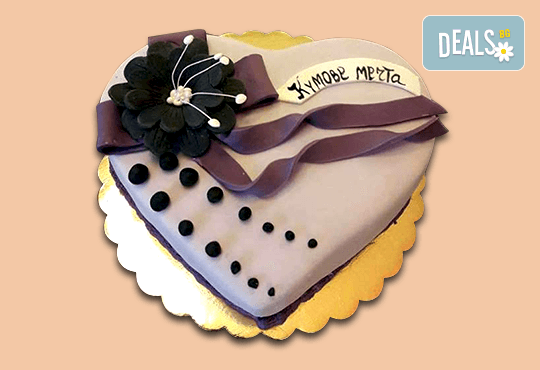 AMORE! Подарете Торта Сърце по дизайн на Сладкарница Джорджо Джани - Снимка 7