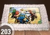 Голяма детска торта 20, 25 или 30 парчета със снимка на любим герой от Сладкарница Джорджо Джани - thumb 94