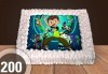 Експресна торта от днес за днес! Голяма детска торта 20, 25 или 30 парчета със снимка на любим герой от Сладкарница Джорджо Джани - thumb 94