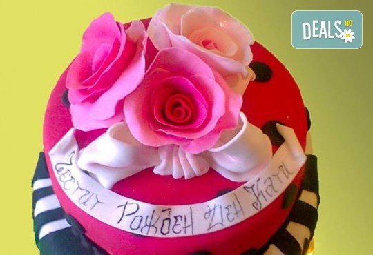 Торта с цветя! Празнична 3D торта с пъстри цветя, дизайн на Сладкарница Джорджо Джани - Снимка 38