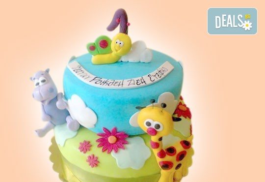 За най-малките! Детска торта с Мечо Пух, Смърфовете, Спондж Боб и други герои от Сладкарница Джорджо Джани - Снимка 58