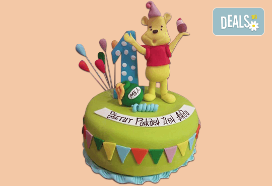 За най-малките! Детска торта с Мечо Пух, Смърфовете, Спондж Боб и други герои от Сладкарница Джорджо Джани - Снимка 34